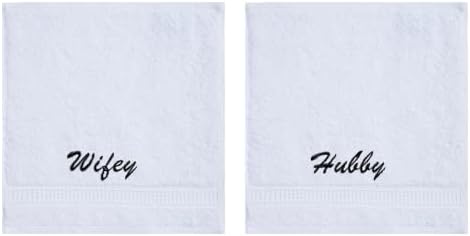 Wifey i Hubby Monogrammed ručnici, personalizirani poklon, ručnik para, luksuzni turski originalni pamučni krpe, obljetnica,