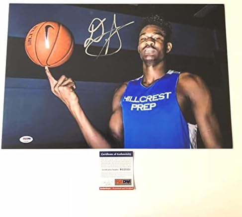 DeAndre Ayton potpisao je 12x18 Photo PSA/DNA Phoenix Suns Autographed - Autografirane NBA fotografije