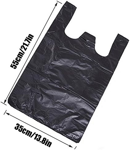 Torba za smeće za jednokratnu upotrebu crne torbe za pelene za jednokratnu upotrebu s prikladnim kravate, vreće za kante,