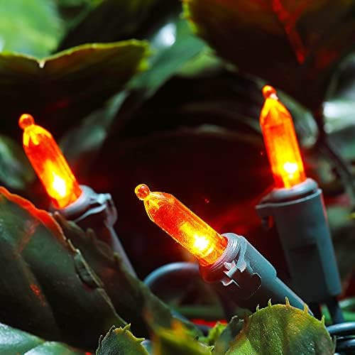 Ausonke božićna gudačka svjetla 33ft 100 LED mini svjetla 120V ul certificirana vodootporna svjetla za božićno drvce za zatvoreni