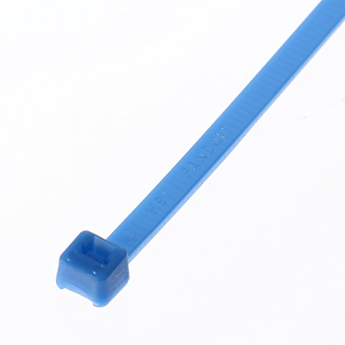 Panduit PLT2S-C6 vezanje kabela, zaključavanje, standardno, najlon 6,6, duljina 7,4 inča, plava