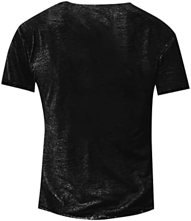 Muške retro majice majice casual tanke fit okrugli vrat tiskanje bluze raglan kratki rukavi udobni vrhovi