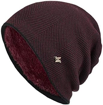 Unisex nebo madrid pletena vuna beanie hladno runo obložena kape za muškarce crni beanie