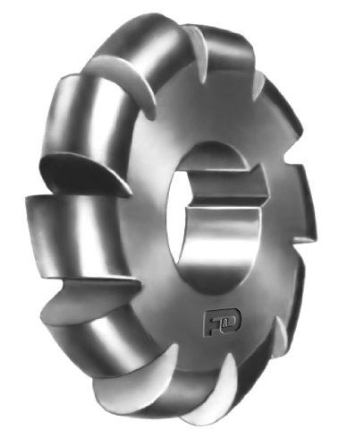 Tvrtka za alat za f& d 12533-C1104 Konveksni rezač, tip arbora, čelik velike brzine, ublaženi oblik, 5/16 Promjer kruga,