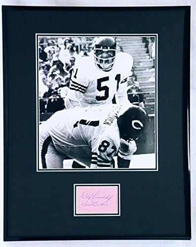 Dick Butkus potpisan uokviren 16x20 prikaz fotoaparata JSA Chicago Bears - Autografirani NFL fotografije