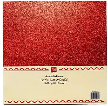 YZH Crafts Glitter Cardstock Papir, Bez Svjetlucavog Svjetlucavog
