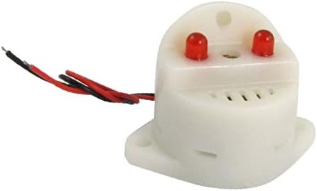 6-24V 30mA 2-žična industrijska crvena LED bljeskalica zvučni signal sirene 95dB (6-24V 30mA 2-žična crvena LED bljeskalica