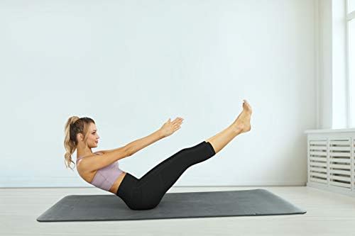 Fengbay visoki struk joga hlače s džepovima, Capri gamaše za žensku kontrolu trbuha trčanja s 4 načina za rastezanje gamaša