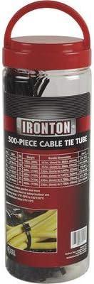 Ironton Multi-Pack cijev kabelskih zatvarača-500-PCS. Razne veličine/boje