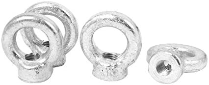 Aexit m10 ženski lanac i konop konopci nit ugljikov čelik dizanje očnih matica prstenovi vijci srebrni ton žice žice kopče