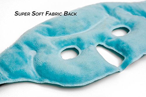 Maska za oči s gel perlicama, plus jastučići za oči, izvrsno za ublažavanje boli, kompres za terapiju maske za vruće i hladno