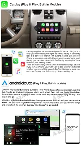 ASURE 8-CORE Android 12 3GB+32 GB CAR STEREO GPS Navigacijska jedinica za 2005-2007 Grand Cherokee Wrangler Liberty Durango