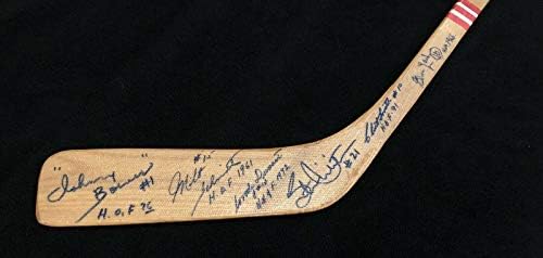Louisville Stick potpisao 6 Hockey Hall of Famers Mikita Schmidt Bower Lach - Autografirani NHL štapići