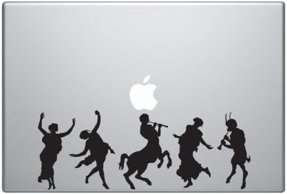 Grčki olimpijci - Boga i božica proslava festival -8 Crni vinilni naljepnica naljepnica automobila MacBook Laptop