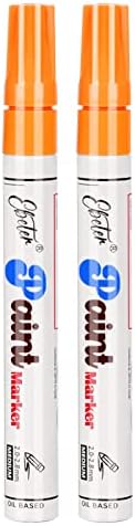 Olovke za oznaku boja - 2 pakiranje jednosmjerne trajne oznake na bazi ulja, brzi suh, srednji vrh i vodootporna olovka za
