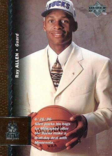 Ray Allen Rookie kartica s gornjom palubom - košarkaške ploče s rookie karticama