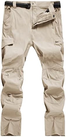 Wenronsta muški planinarski rad Teretne hlače Brzo suhite lagane vodootporne 6 džepova na otvorenom planinskim ribolovnim