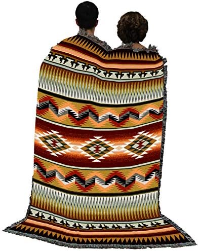 Čista zemlja tkalci Sandoval Zemlja pokrivač - Jugozapadni Indijanci nadahnuti - Poklon tapiserija bacanje tkanog od pamuka