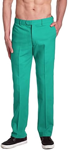 Concitor brend muške solidne aqua zelene boje haljine hlače ravne prednje muške hlače