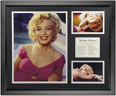 Legende nikad ne umiru Marilyn Monroe - ružičasta haljina uokvirena foto kolaž, 16 x 20