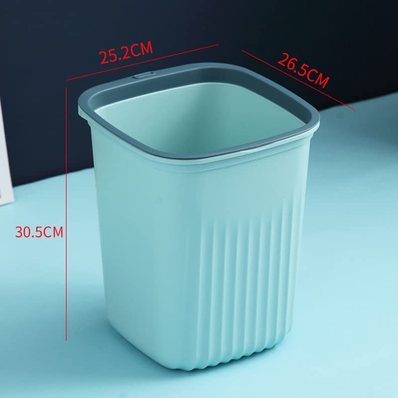 Zhaolei kućanstvo kupaonica kreativni kvadrat ggarbage može bez poklopca kupaonice toalet plastični kante za otpad