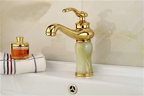 Slanje u bazenu kupaonice mesingano tijelo s mramornom slavinom jednostruku ručicu bazen mikseri sudoper palube slavine slavine