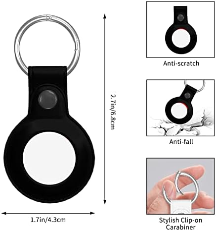 Anime AirTag držač kompatibilan za ključeve za ključeve za privjesak za zrak, kožni zaštitni poklopac pogodan za dječje vrećice