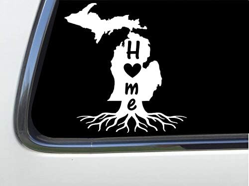 THELILCABIN - Michigan Home State Roots 6 Michigan Decal AS1119