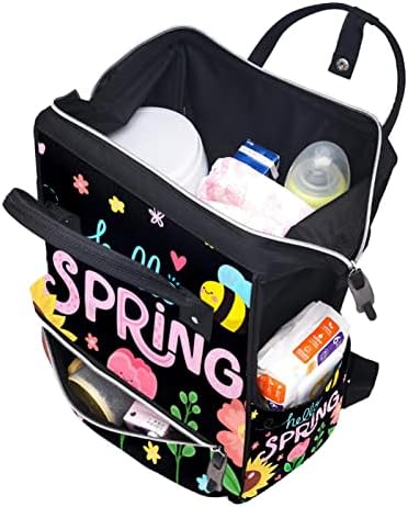 Guerotkr putuju ruksak, vrećica pelena, vrećice s pelena s ruksakom, cvijet zdravo proljeće