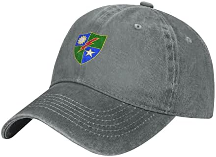 Pooedso Vintage 75. Ranger pukovnija karakteristična jedinica Insignia bejzbolska kapa za muškarce žene kaubojski šešir pamuk