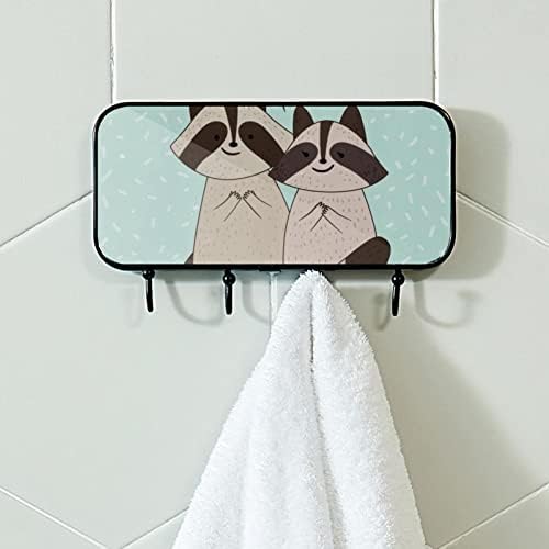 Držač ručnika zidni stalak za ručnike za ručnike dekor kupaonica ogrtač za ogrtač odjeća Slatka životinjska kupatila ručnik
