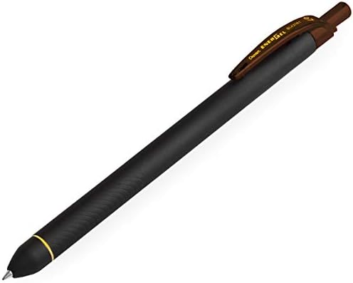 Pentel Energel BL437R1 Uvažavajuća olovka za uvlačenje gel -tinta - 0,7 mm nib - smeđa - pakiranje od 3