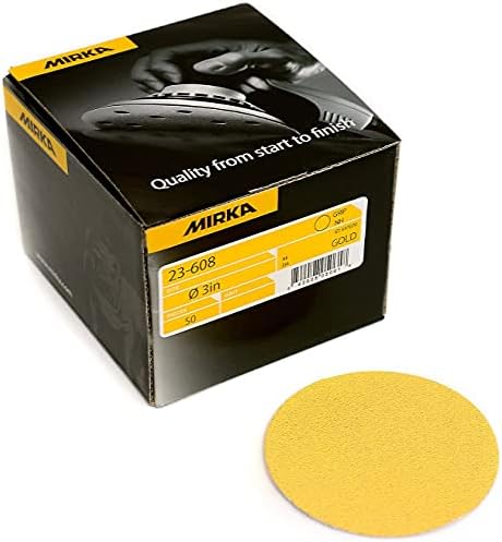 Mirka Bulldog Gold - 3 Disk kuka i petlje za brušenje, pakiranje od 50, odaberite između 80-800 grit