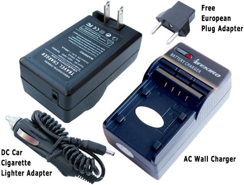 itekiro ac zid DC punjač za punjač automobila za pentax optio 555 + itekiro 10-in-1 USB kabel za punjenje
