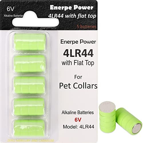 Enerpe 6v Zamjenske baterije za zaustavljanje kućnih ljubimaca, perimetar, čuvar pasa i ekstremne ogrlice za pse 5-pack i