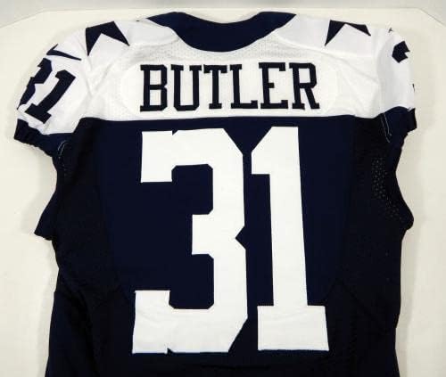 2012 Dallas Cowboys Mario Butler 31 Igra izdana mornarički Jersey Dan zahvalnosti TB 5 - Nepotpisana NFL igra korištena