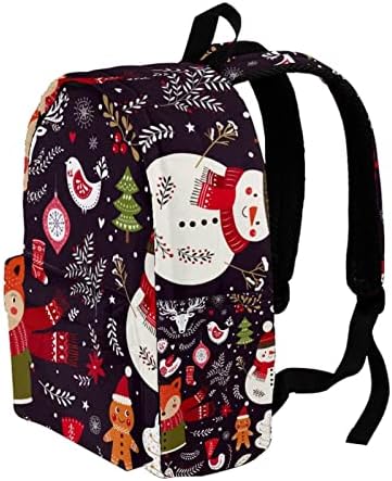 VBFOFBV lagana ležerna laptop ruksaka za muškarce i žene, crtani lisica snježni Božić