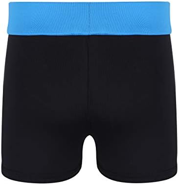 Aiihoo Kids Girls Boy-Cut kratke hlače elastične trake kratke hlače za vježbanje Fitness Gym Yoga Activewear Dance odjeća