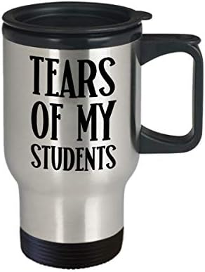 Nastavnička putnička šalica za cijenjenost učenika suza mojih učenika šalica smiješne šalice za kavu čaj čaj za učitelje