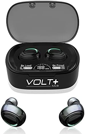 Volt Plus Tech Wireless v5.1 Pro pro uši kompatibilni s Yezz Andy 4.5E LTE IPX3 Bluetooth Touch vodootporno/znojenje/smanjenje