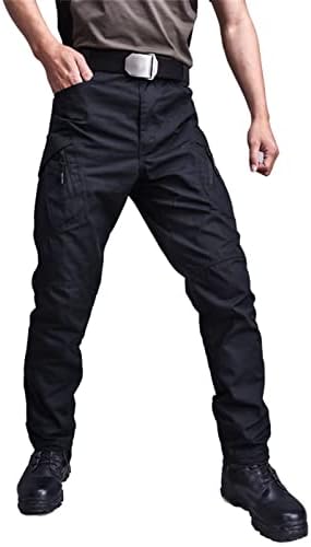 Muške hlače za trčanje hlače povremene obuke hlače multi džepne vojne hlače kamuflažni teretni trenerice