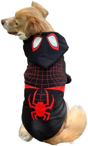 Marvel Spiderman Službeno licencirane kapuljače za kućne ljubimce - Ja sam Miles Morales Hoodie za kućne ljubimce, X -SVERGE