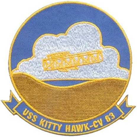 USS Kitty Hawk CV-63 Patch-plastična podloga