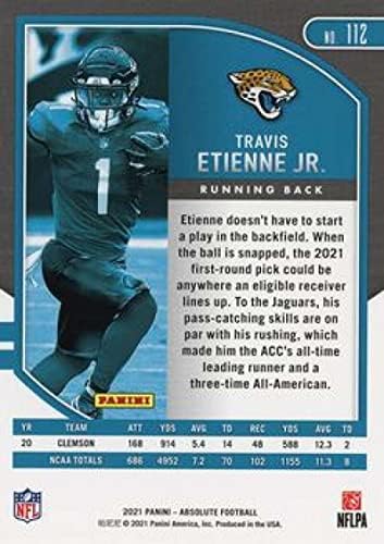 2021 Panini Apsolut 112 Travis Etienne Jr. Jacksonville Jaguars NFL Football Card NM-MT