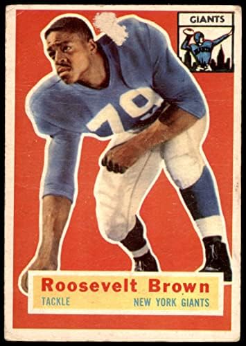 1956. Topps 41 Roosevelt Brown Good NY Giants Hof