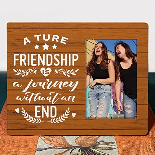 Prijateljstvo slike okvira za žene prijateljice, istinsko prijateljstvo je putovanje bez kraja, rođendanski božićni diplomski