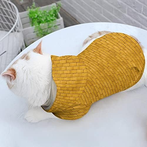 Žuta ciglana cesta i kostimi za mačke Slatko odijelo za kućne ljubimce s šeširom Slatka odjeća odjeća