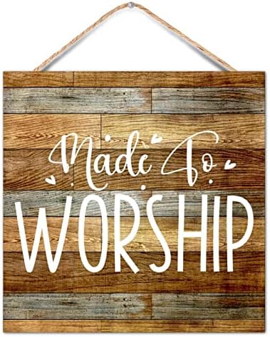 16x16in Wood Sign Pozitivni citati kršćanska izreka napravljeno za obožavanje obrijanog stihova iz Svetog pisma drveni zid