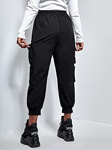 Floerns ženske jogger hlače s visokim strukom čvrste vanjske teretne hlače