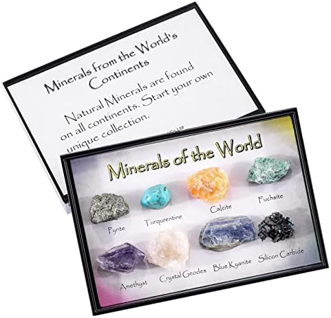 Mini Healing Crystals Gemstones 8 PCS Mini sirovi kristali dragulji prirodni grubi kristalni kvarcni kameni kamenje zacjeljivanje